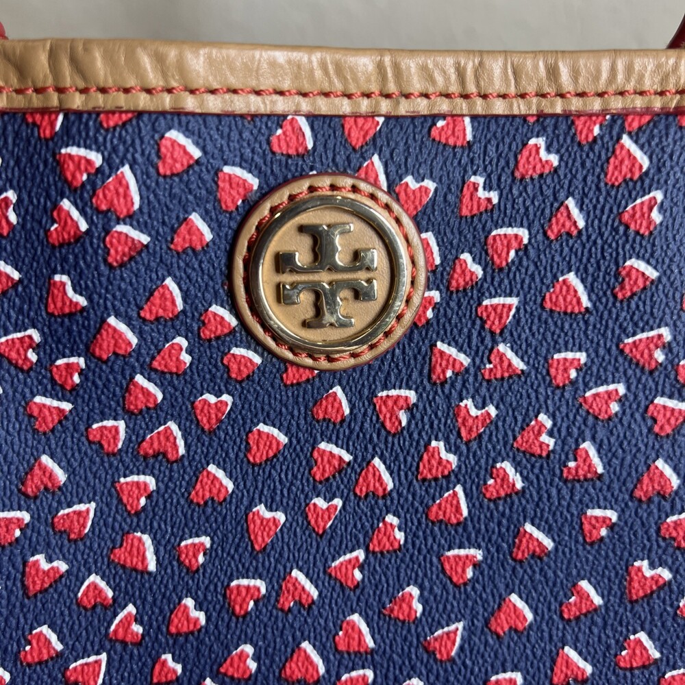 Tory Burch Kerrington Valentines Amore Tote Fair Condition Shoulder Bag - Picture 15 of 16